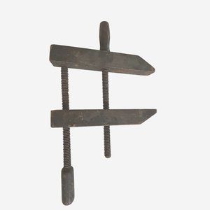 Vintage Bliss Manufacturing Co Pawtucket RI #810 large parallel wooden clamp